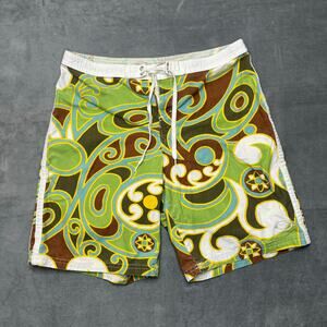 Vintage Y2K Roxy Board Shorts Causal Multicolor Size 11